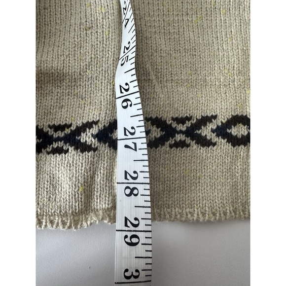 New Chaser Cardigan‎ Sweater Women's Medium Aztec Cowgirl Pockets Open Front - Picture 10 of 10
